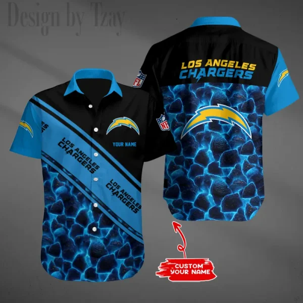 Los Angeles Chargers Button Shirt Trending 2025 AZCBS121
