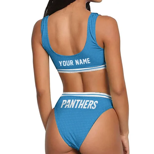 Carolina Panthers Women's Sport Two-Piece Swimsuit New 2025 98SBS007 - Image 2