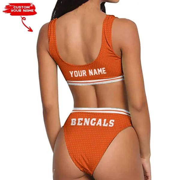 Cincinnati Bengals Women's Sport Two-Piece Swimsuit New 2025 98SBS009 - Image 2