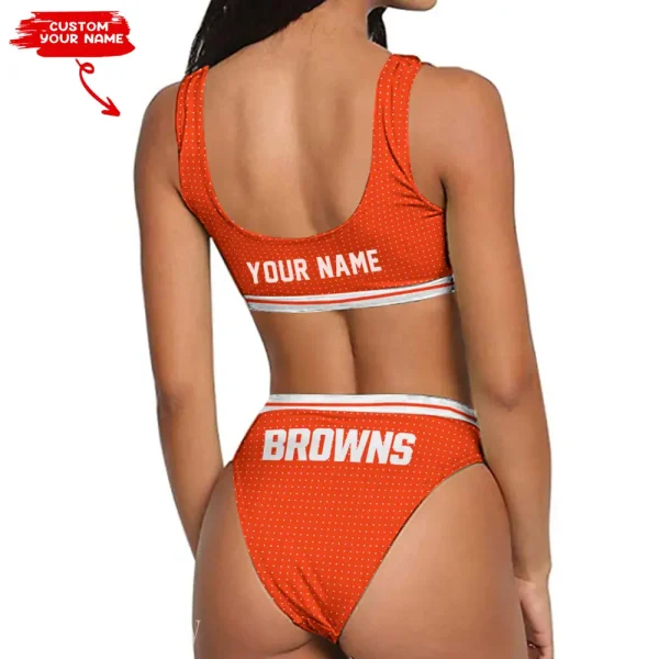 Cleveland Browns Women's Sport Two-Piece Swimsuit New 2025 98SBS010