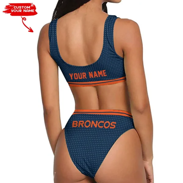 Denver Broncos Women's Sport Two-Piece Swimsuit New 2025 98SBS012