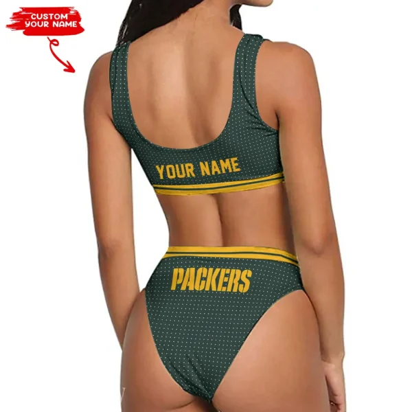 Green Bay Packers Women's Sport Two-Piece Swimsuit New 2025 98SBS014 - Image 2