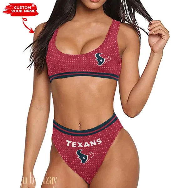 Houston Texans Women's Sport Two-Piece Swimsuit New 2025 98SBS015