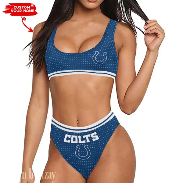 Indianapolis Colts Women's Sport Two-Piece Swimsuit New 2025 98SBS016