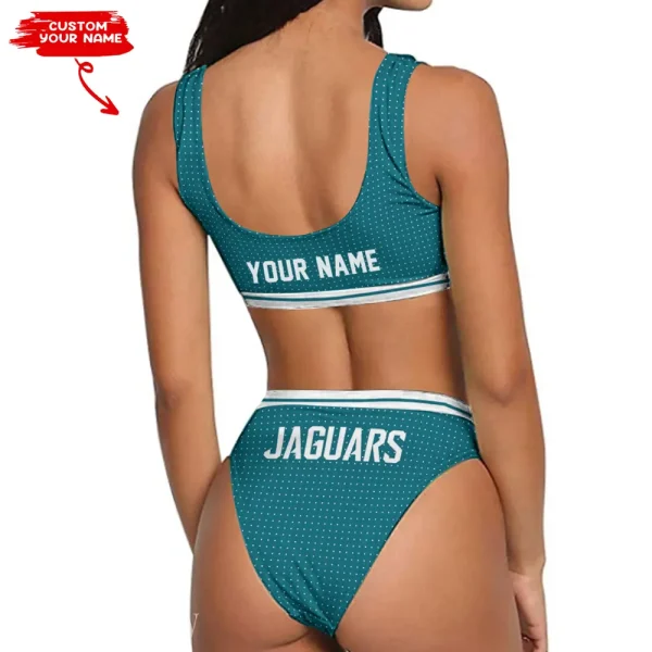 Jacksonville Jaguars Women's Sport Two-Piece Swimsuit New 2025 98SBS017 - Image 2