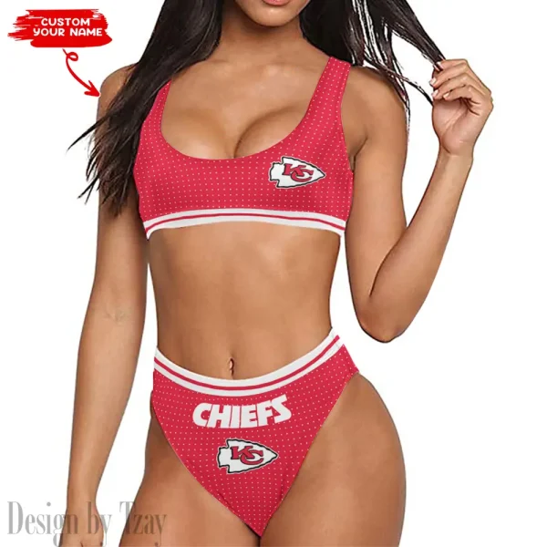 Kansas City Chiefs Women's Sport Two-Piece Swimsuit New 2025 98SBS018