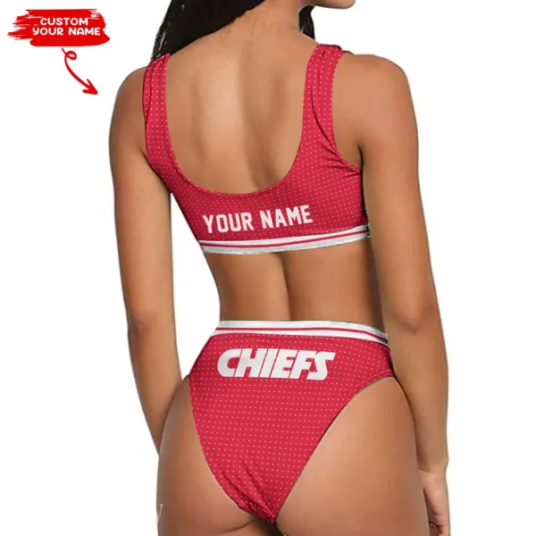 Kansas City Chiefs Women's Sport Two-Piece Swimsuit New 2025 98SBS018 - Image 2