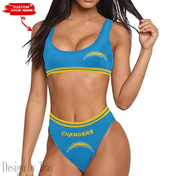 Los Angeles Chargers Women's Sport Two-Piece Swimsuit New 2025 98SBS020
