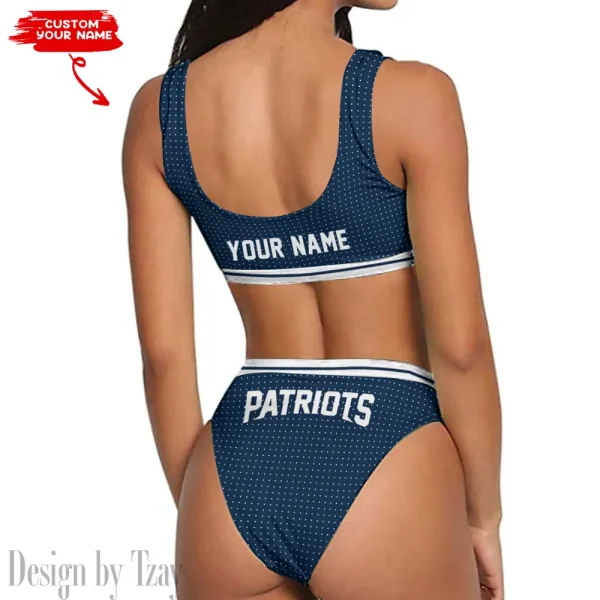 New England Patriots Women's Sport Two-Piece Swimsuit New 2025 98SBS024 - Image 2