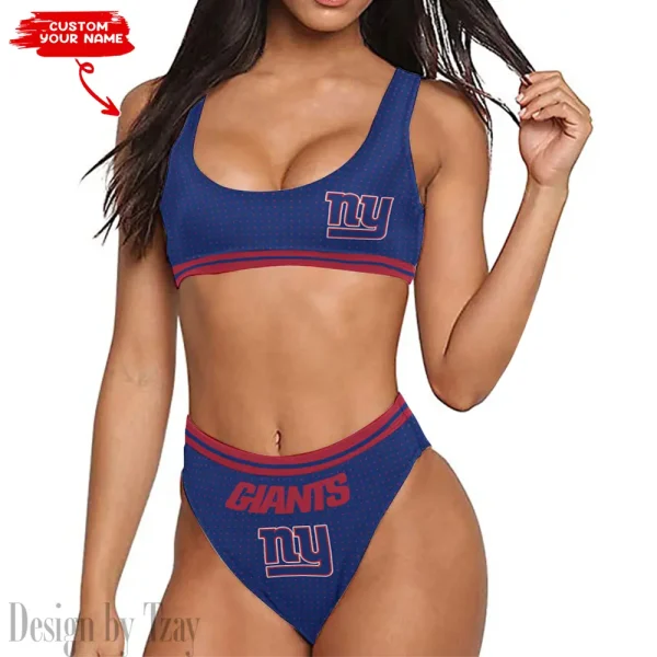 New York Giants Women's Sport Two-Piece Swimsuit New 2025 98SBS026