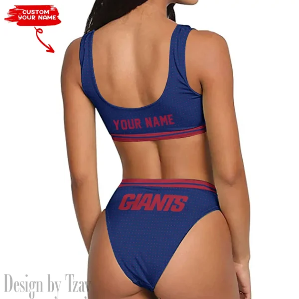 New York Giants Women's Sport Two-Piece Swimsuit New 2025 98SBS026 - Image 2