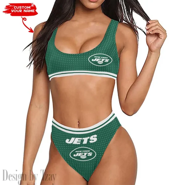 New York Jets Women's Sport Two-Piece Swimsuit New 2025 98SBS027