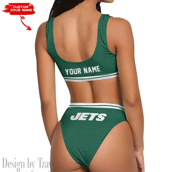New York Jets Women's Sport Two-Piece Swimsuit New 2025 98SBS027 - Image 2