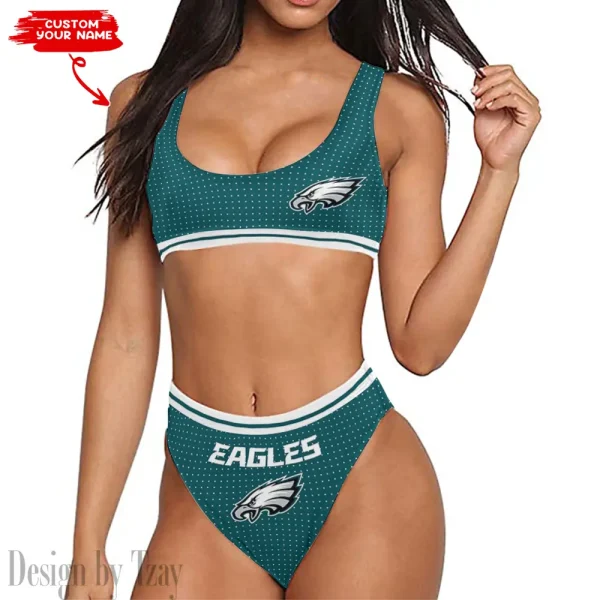 Philadelphia Eagles Women's Sport Two-Piece Swimsuit New 2025 98SBS028
