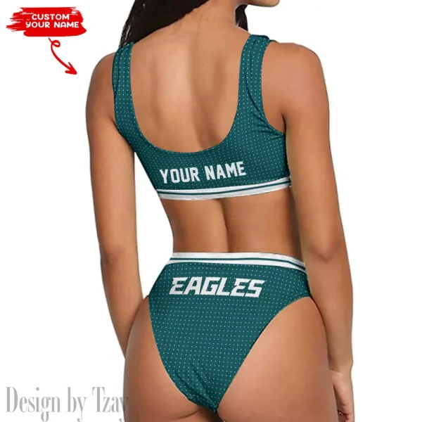 Philadelphia Eagles Women's Sport Two-Piece Swimsuit New 2025 98SBS028 - Image 2