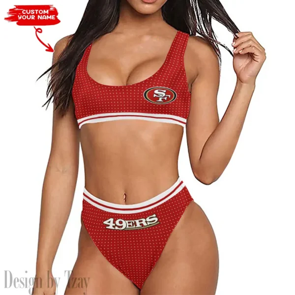 San Francisco 49ers Women's Sport Two-Piece Swimsuit New 2025 98SBS030
