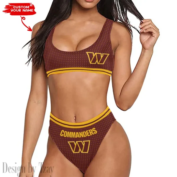 Washington Commanders Women's Sport Two-Piece Swimsuit New 2025 98SBS034