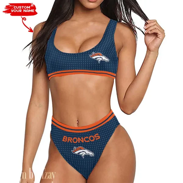 Denver Broncos Women's Sport Two-Piece Swimsuit New 2025 98SBS012 - Image 2