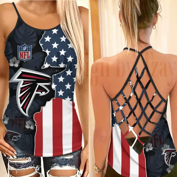 Atlanta Falcons Summer Women Backless Tops Trending 2025 BGCCTANK198
