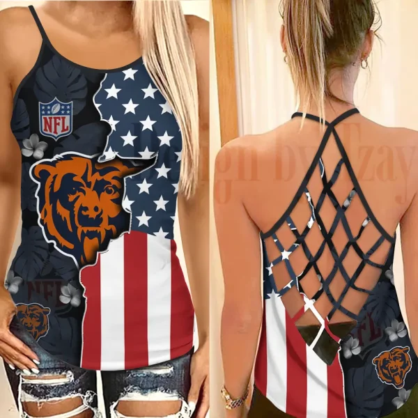 Chicago Bears Summer Women Backless Tops Trending 2025 BGCCTANK202
