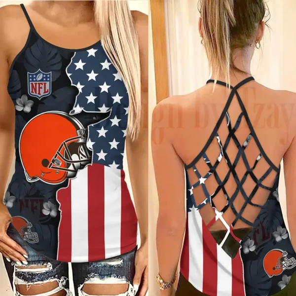 Cleveland Browns Summer Women Backless Tops Trending 2025 BGCCTANK204