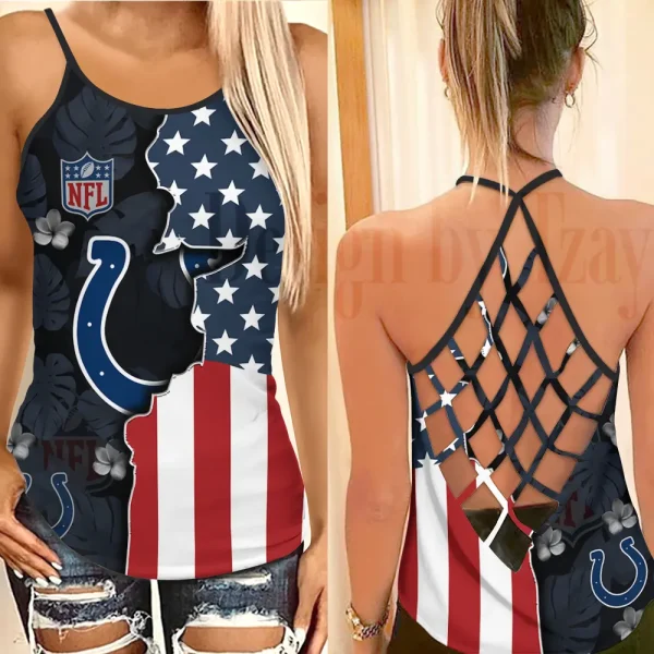 Indianapolis Colts Summer Women Backless Tops Trending 2025 BGCCTANK210