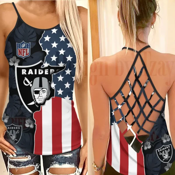 Las Vegas Raiders Summer Women Backless Tops Trending 2025 BGCCTANK213