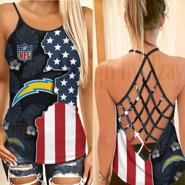 Los Angeles Chargers Summer Women Backless Tops Trending 2025 BGCCTANK214