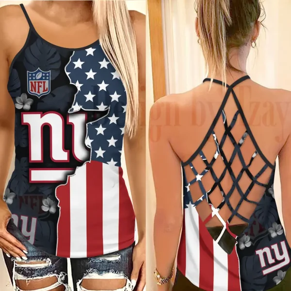 New York Giants Summer Women Backless Tops Trending 2025 BGCCTANK220