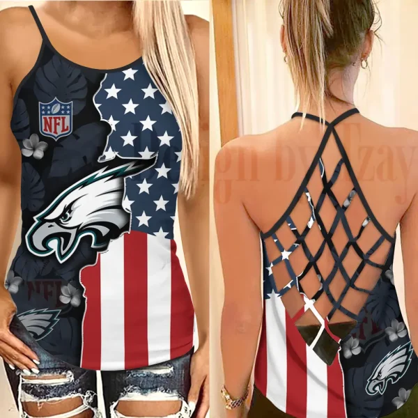 Philadelphia Eagles Summer Women Backless Tops Trending 2025 BGCCTANK222