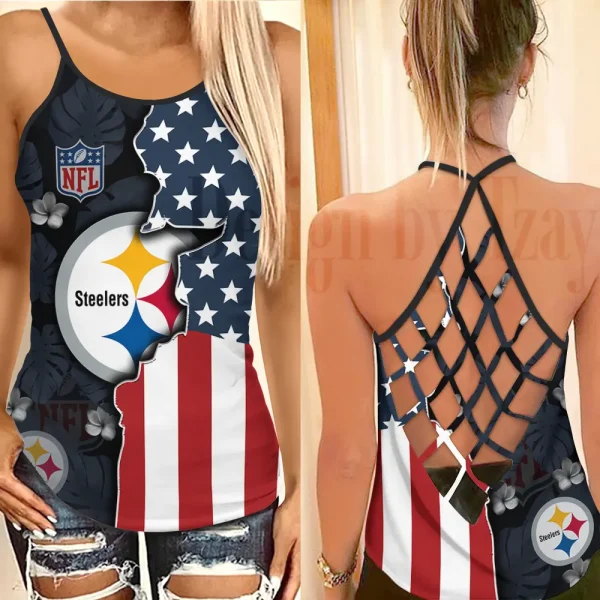Pittsburgh Steelers Summer Women Backless Tops Trending 2025 BGCCTANK223