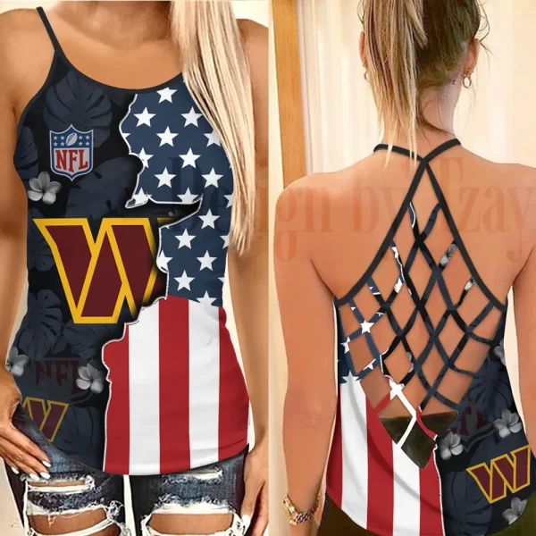 Washington Commanders Summer Women Backless Tops Trending 2025 BGCCTANK228