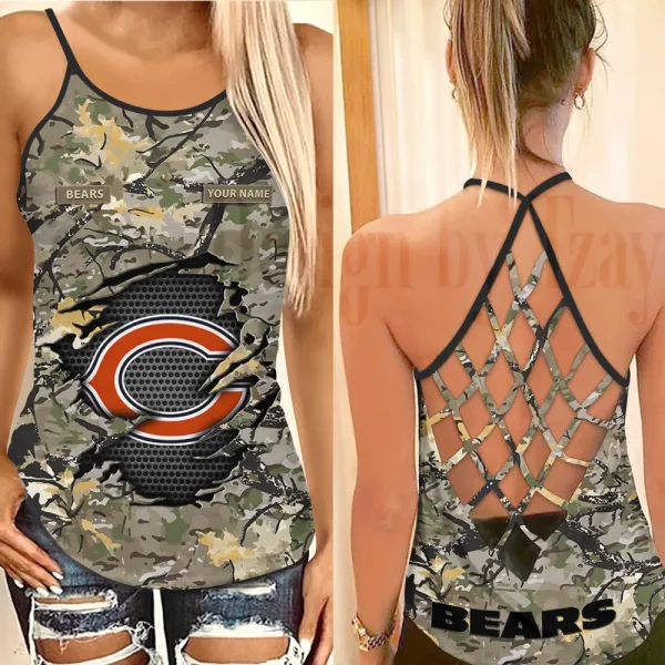 Chicago Bears Summer Women Backless Tops Trending 2025 BGCCTANK234