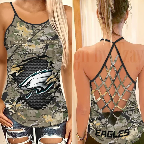 Philadelphia Eagles Summer Women Backless Tops Trending 2025 BGCCTANK252