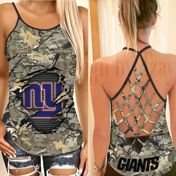 New York Giants Summer Women Backless Tops Trending 2025 BGCCTANK256