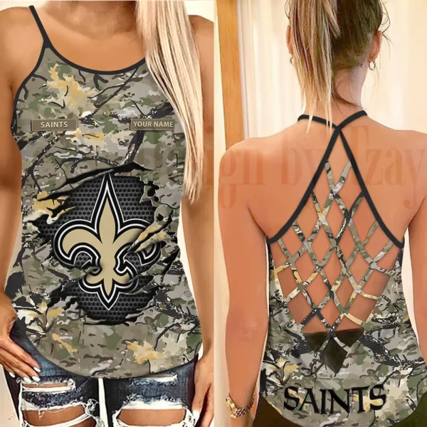 New Orleans Saints Summer Women Backless Tops Trending 2025 BGCCTANK258