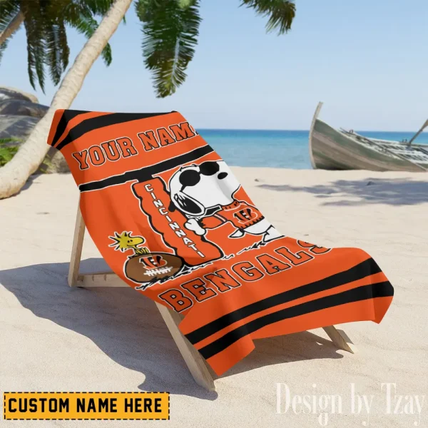 Cincinnati Bengals NFL Beach Towels New 2025 AZBTOWEL456 - Image 2