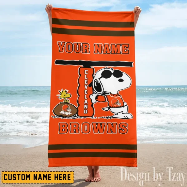 Cleveland Browns NFL Beach Towels New 2025 AZBTOWEL457