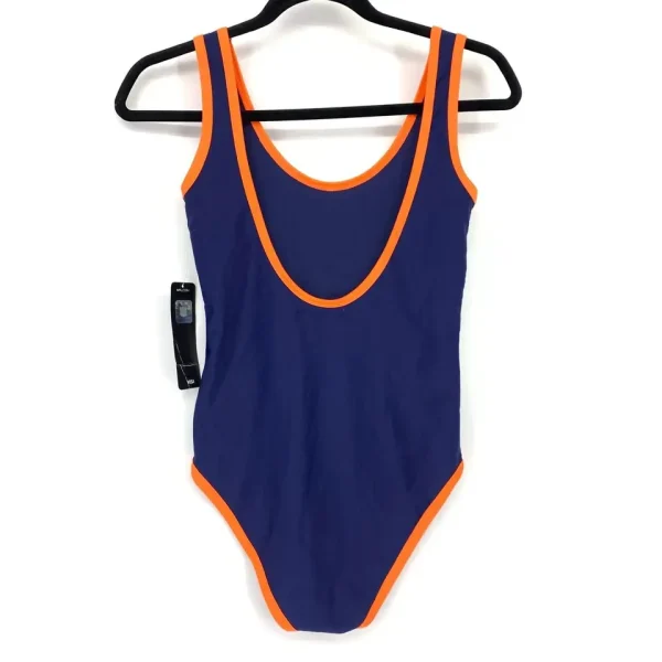 Denver Broncos Women's Halter Straps Backless Swimsuit - Image 2