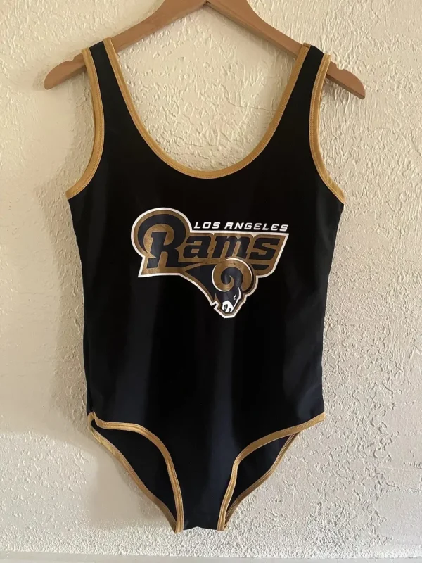 Los Angeles Rams Women's Halter Straps Backless Swimsuit