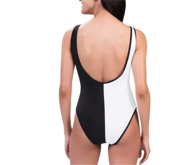 Las Vegas Raiders Women's Halter Straps Backless Swimsuit - Image 2