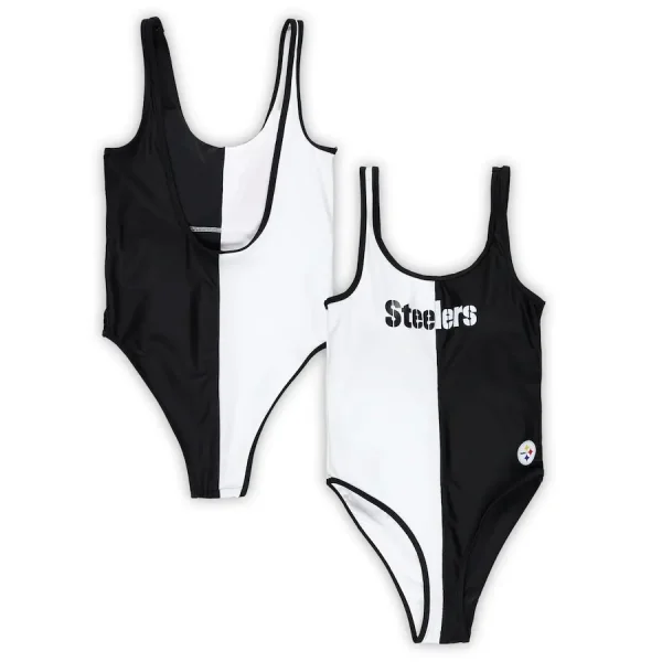 Pittsburgh Steelers Women's Halter Straps Backless Swimsuit