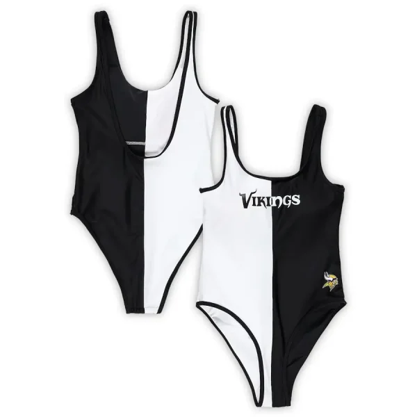 Minnesota Vikings Women's Halter Straps Backless Swimsuit