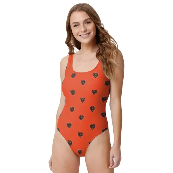 Chicago Bears Women's Halter Straps Backless Swimsuit