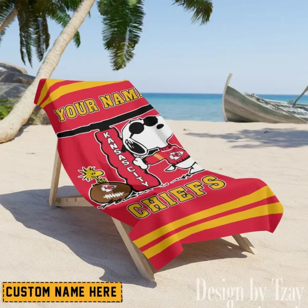 Kansas City Chiefs NFL Beach Towels New 2025 AZBTOWEL465 - Image 2