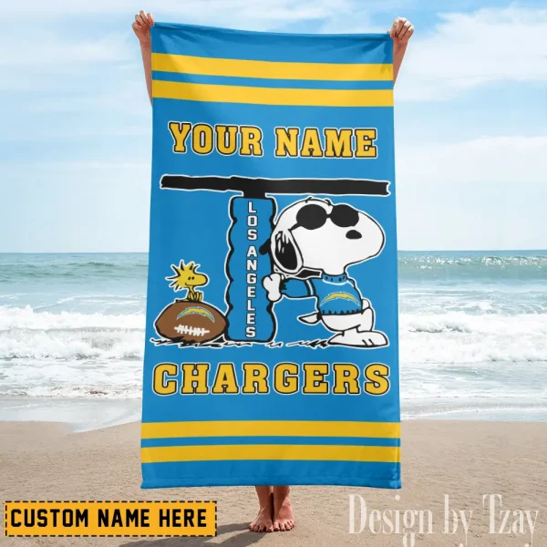 Los Angeles Chargers NFL Beach Towels New 2025 AZBTOWEL467