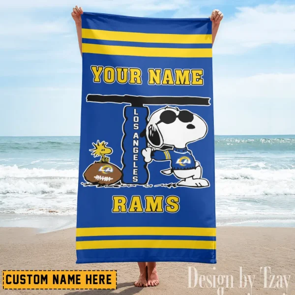 Los Angeles Rams NFL Beach Towels New 2025 AZBTOWEL468