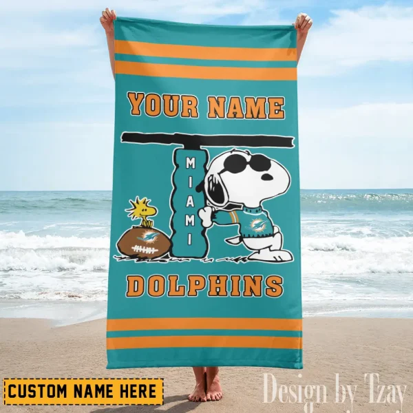 Miami Dolphins NFL Beach Towels New 2025 AZBTOWEL469