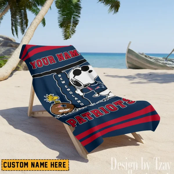 New England Patriots NFL Beach Towels New 2025 AZBTOWEL471 - Image 2