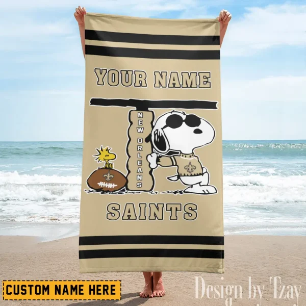 New Orleans Saints NFL Beach Towels New 2025 AZBTOWEL472